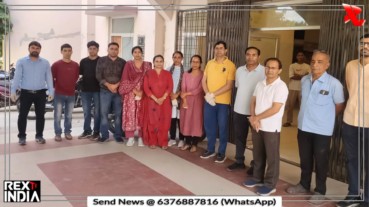 PBM अस्पताल में स्वच्छता अभियान, श्रमदान से दिया जागरूकता का संदेश