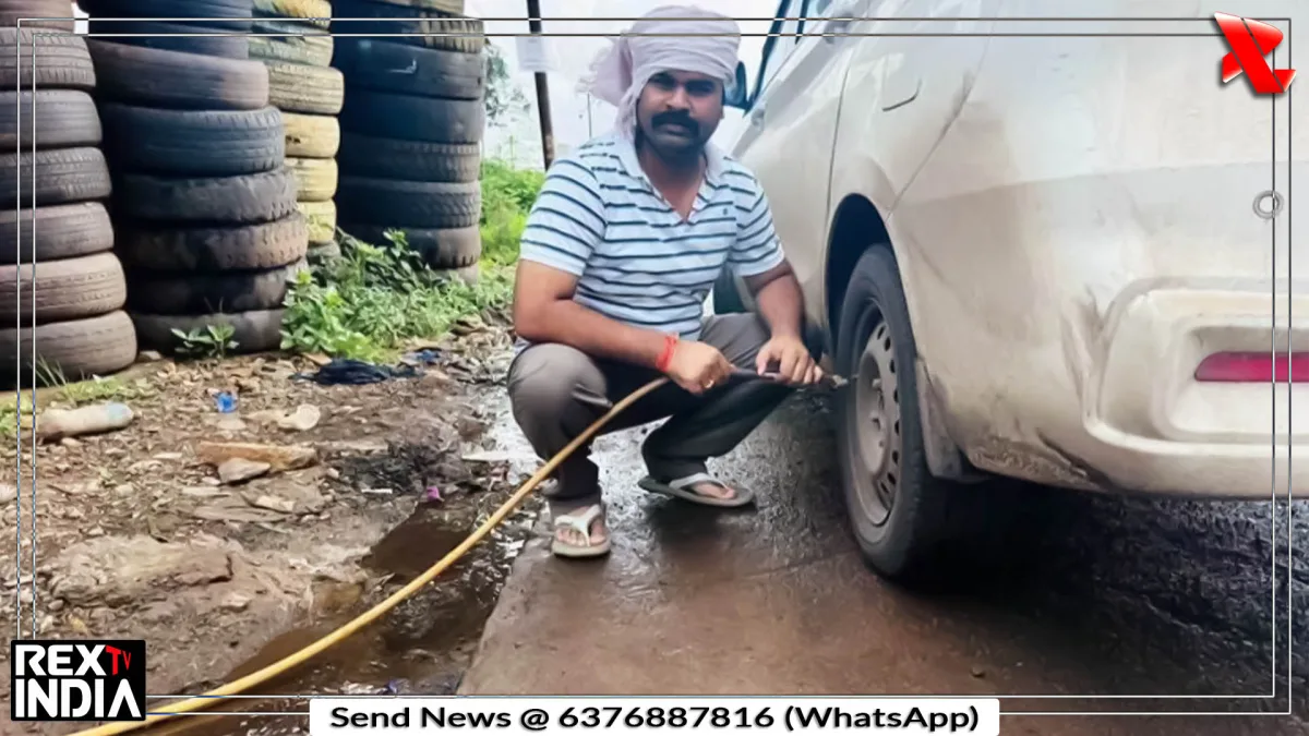 पंचर की दुकान पर मैकेनिक बने पुलिसवाले, आरोपी को नहीं लगी भनक