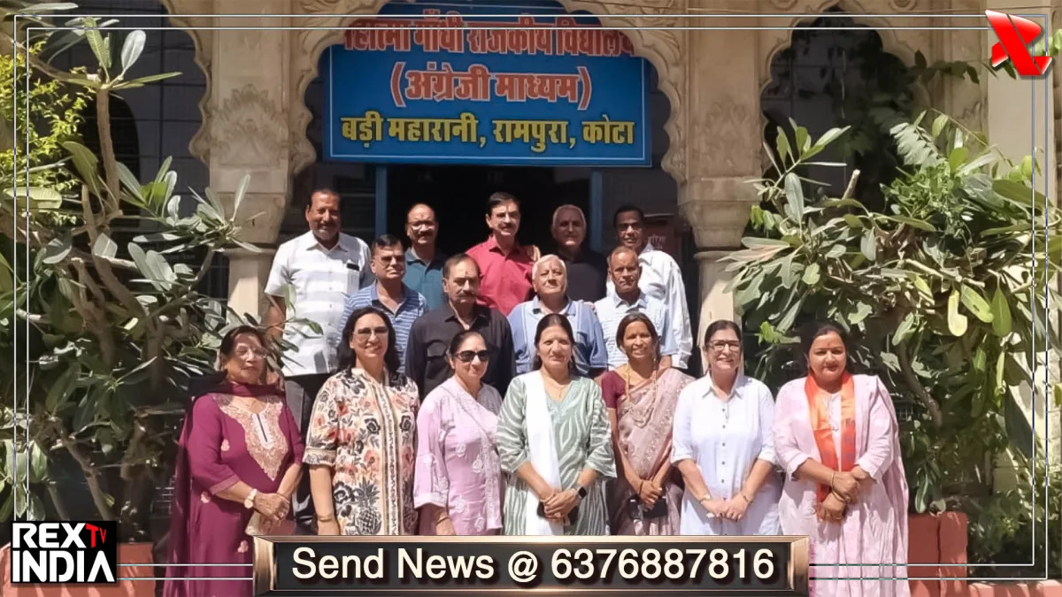 विद्यार्थियों की सुविधा हेतु बड़ी महारानी स्कूल में वाटर कूलर भेंट