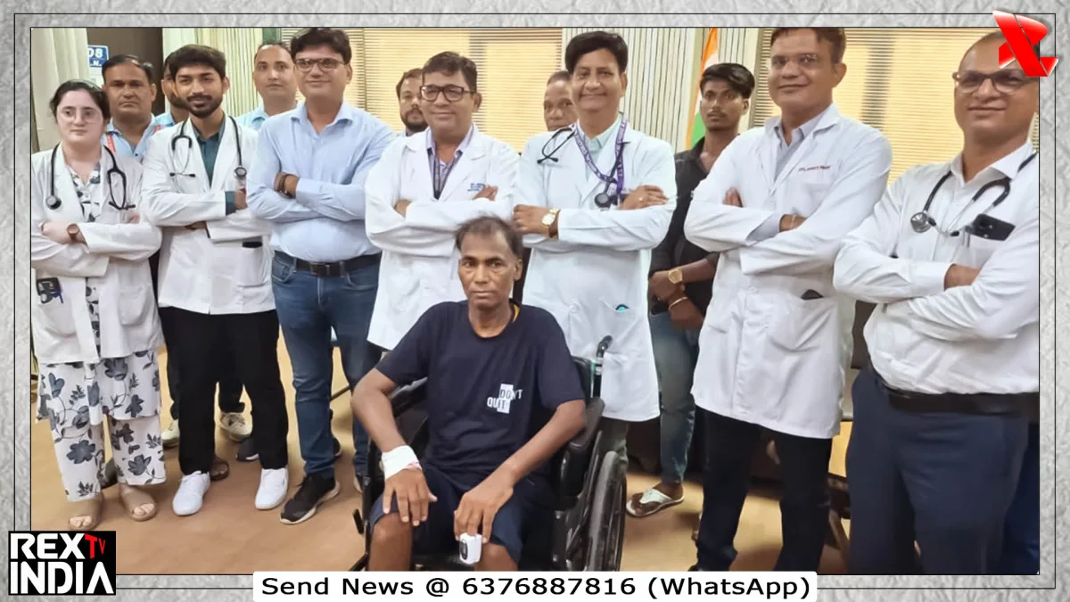 सड़क हादसे में घायल मरीज की जेएलएन में हुई सफल जटिल सर्जरी