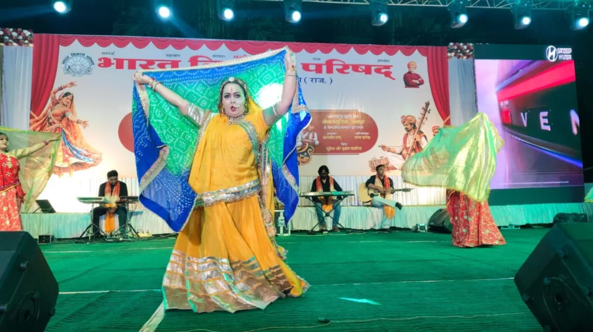 घूमर की रंगारंग शाम के साथ सेवा का संकल्प, परिषद का भव्य आयोजन