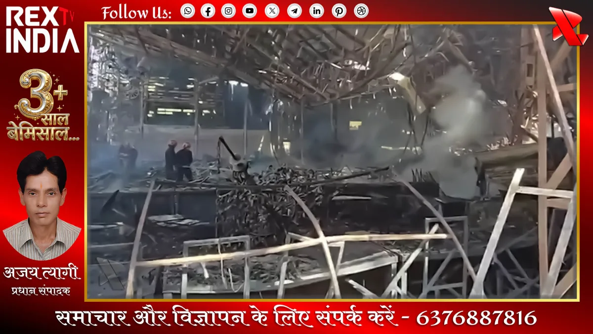 दिल्ली के यदु ग्रीन फार्म हाउस में भीषण आग: भारी नुकसान