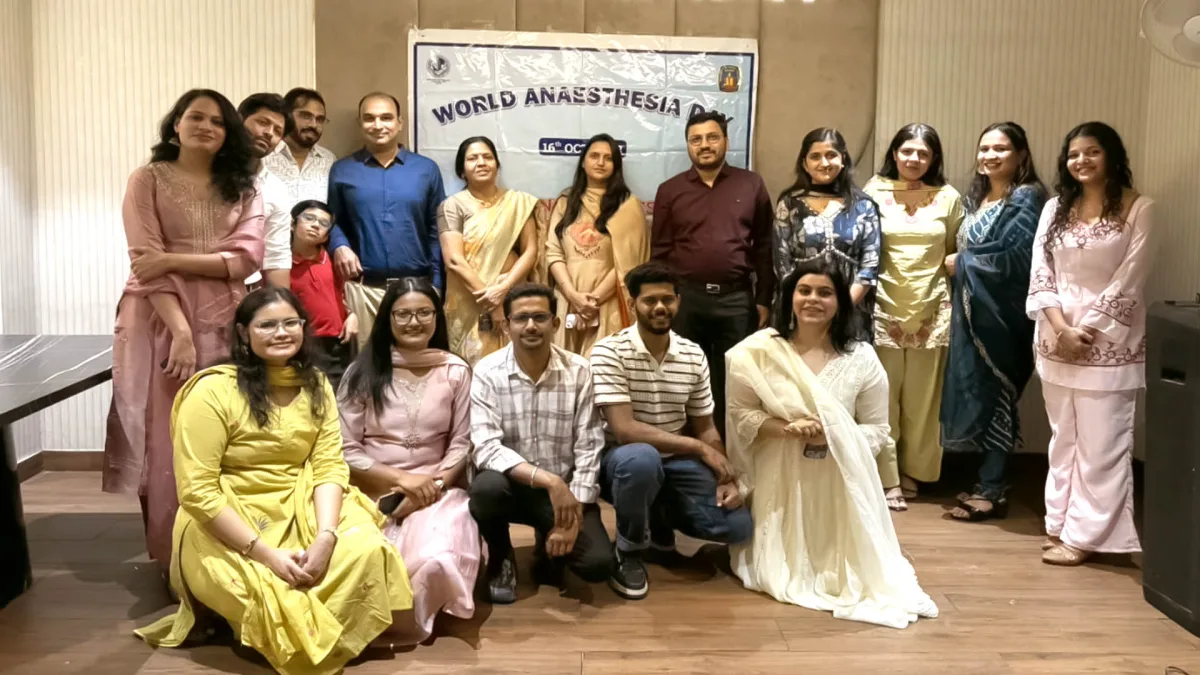 एनेस्थीसिया दिवस पर डॉ. कांता भाटी सहित वरिष्ठ विशेषज्ञों का सम्मान