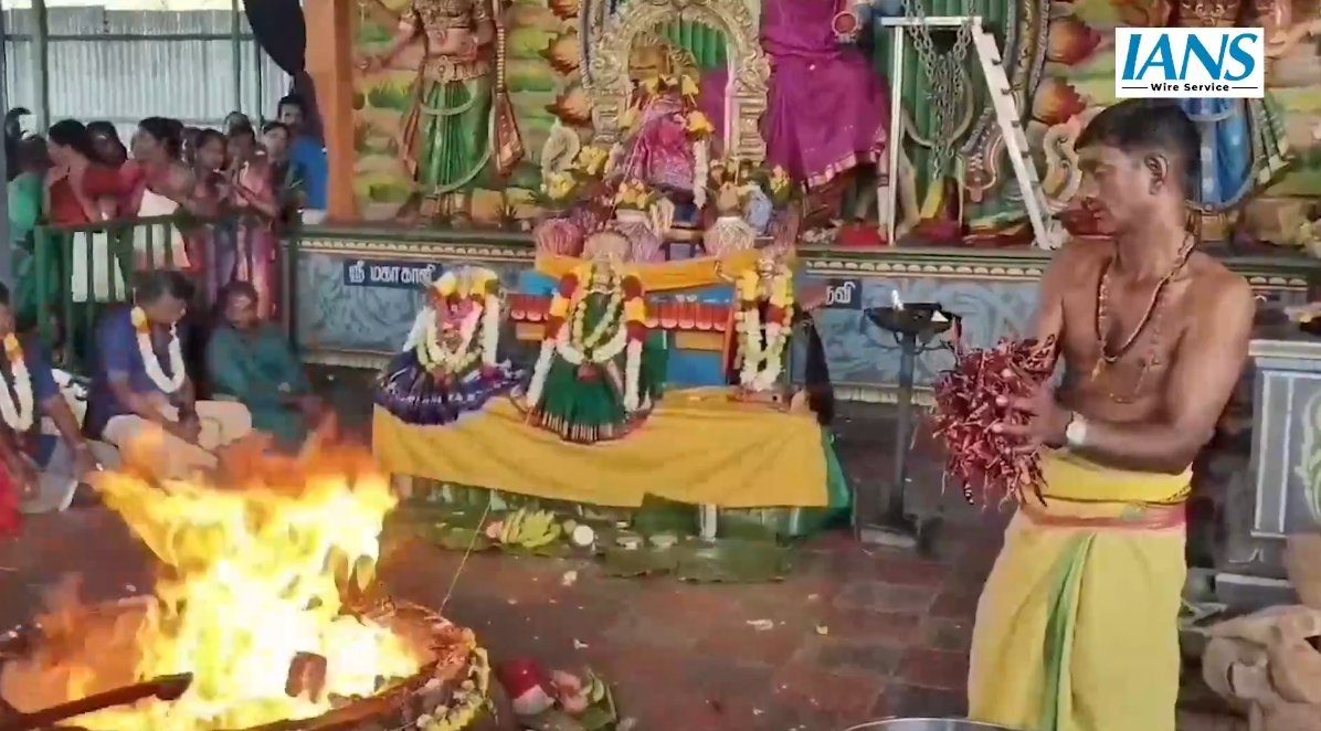 वैकासी अमावस्या पर शक्ति का आह्वान: अरियालुर में मिर्ची चंडी यज्ञ का भव्य आयोजन