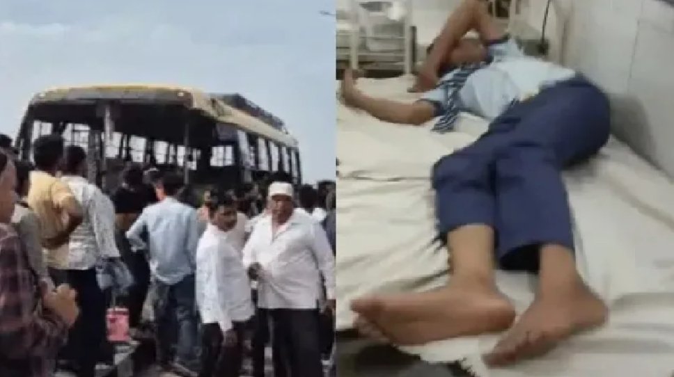 राष्ट्रीय राजमार्ग-48 पर खूनी सुबह: लापरवाह ओवरटेक ने छीनी मासूम की जान, 8 बच्चे गंभीर घायल