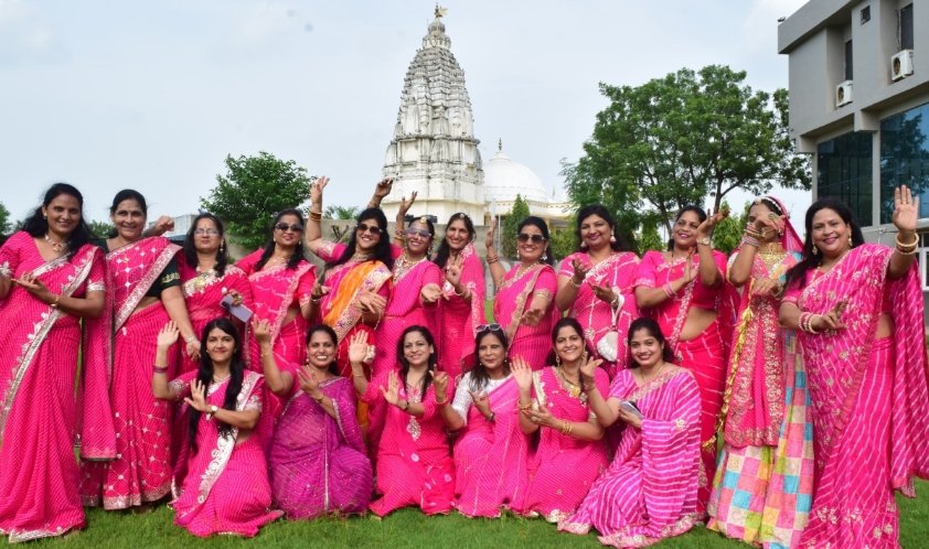 भीलवाड़ा में सावन का शाही जलवा! माहेश्वरी महिला संगठन ने बिखेरे रंग, मनमोहक उत्सव