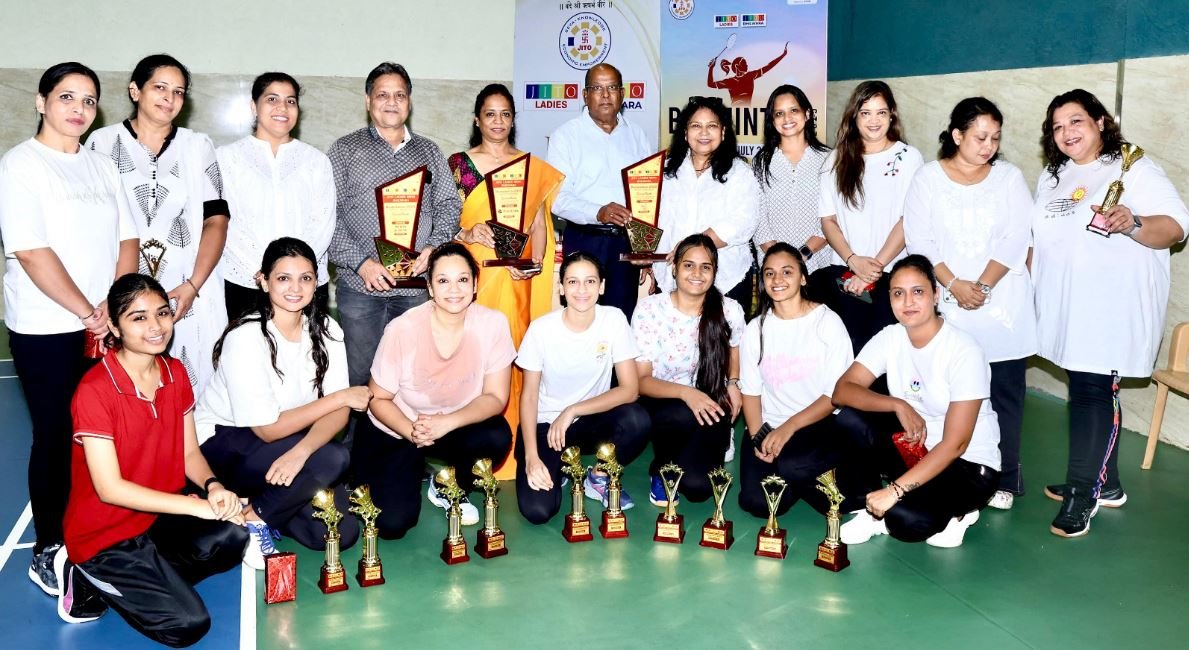 बेटियों ने बैडमिंटन में जीते खिताब: जीतो भीलवाड़ा का सफल आयोजन