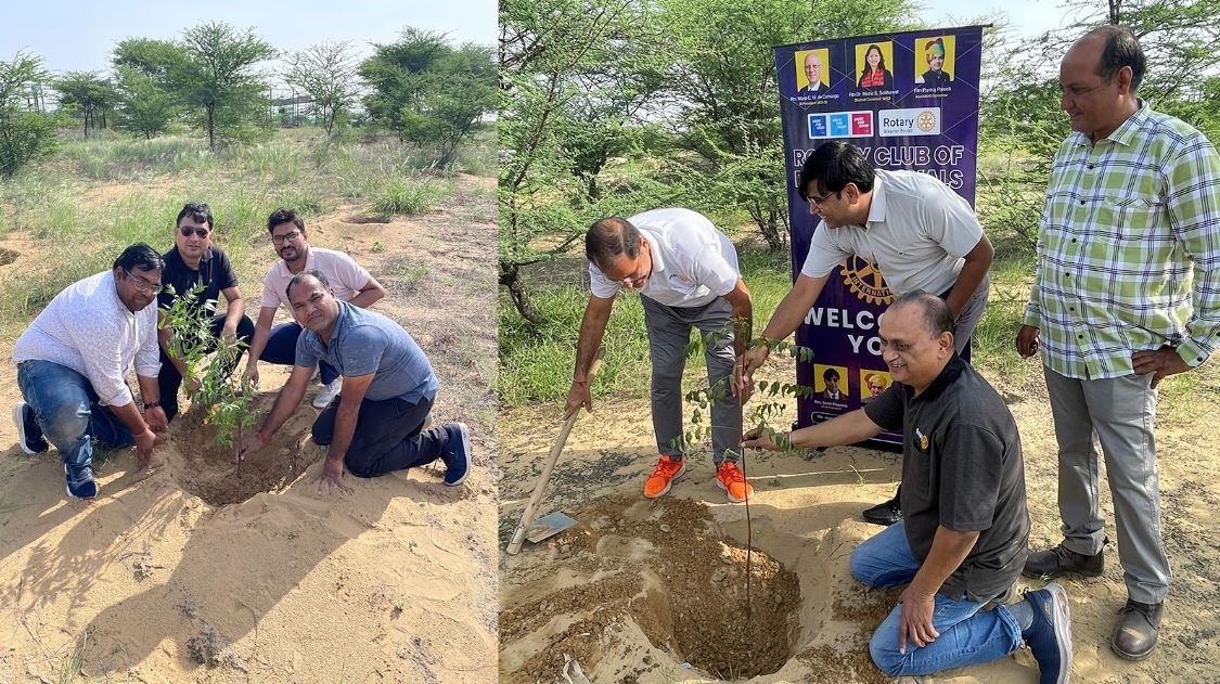 बीकानेर में हरियाली की नई बहार: रोटरी क्लब ने बायोलॉजिकल पार्क में शुरू किया महाअभियान