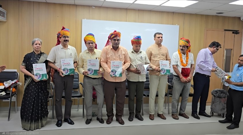विज्ञान को दैनिक जीवन से जोड़ती 111 कांसेप्ट ऑफ साइंस: राष्ट्रपति सम्मानित शिक्षक की पुस्तक का विमोचन