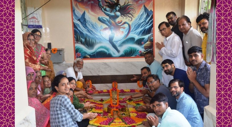 सावन में शिव भक्ति की बहार, हर-हर महादेव से गूंजा नंदकेश्वर मंदिर