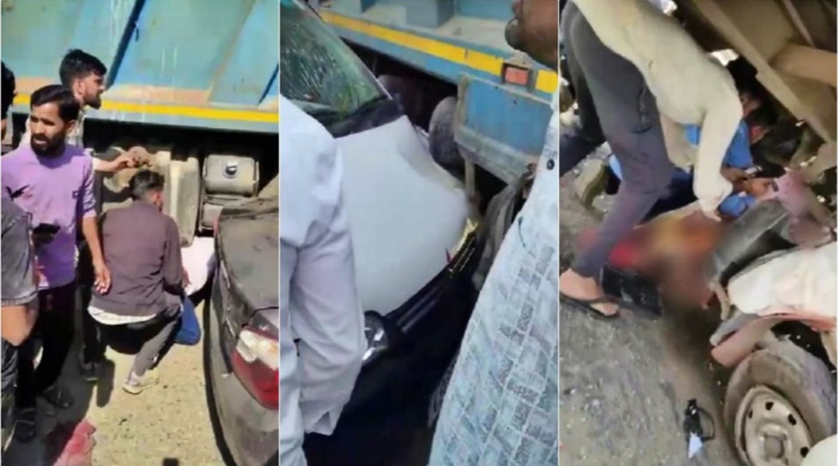 हाईवे पर चीख-पुकार: हरमाड़ा हादसे ने दहलाया क्षेत्र, बेकाबू डंपर ने एक दर्जन से अधिक वाहनों को रौंदा