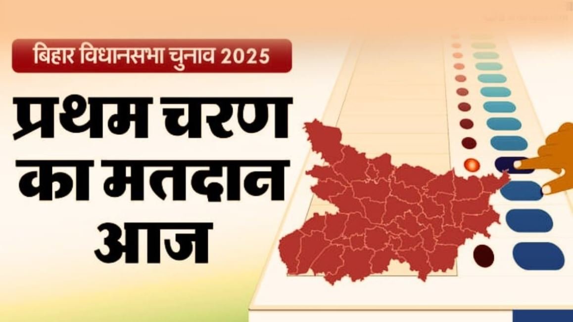 बिहार चुनाव का पहला चरण: 121 सीटों पर वोटिंग शुरू, 3.75 करोड़ मतदाता करेंगे 1314 उम्मीदवारों के भाग्य का फैसला