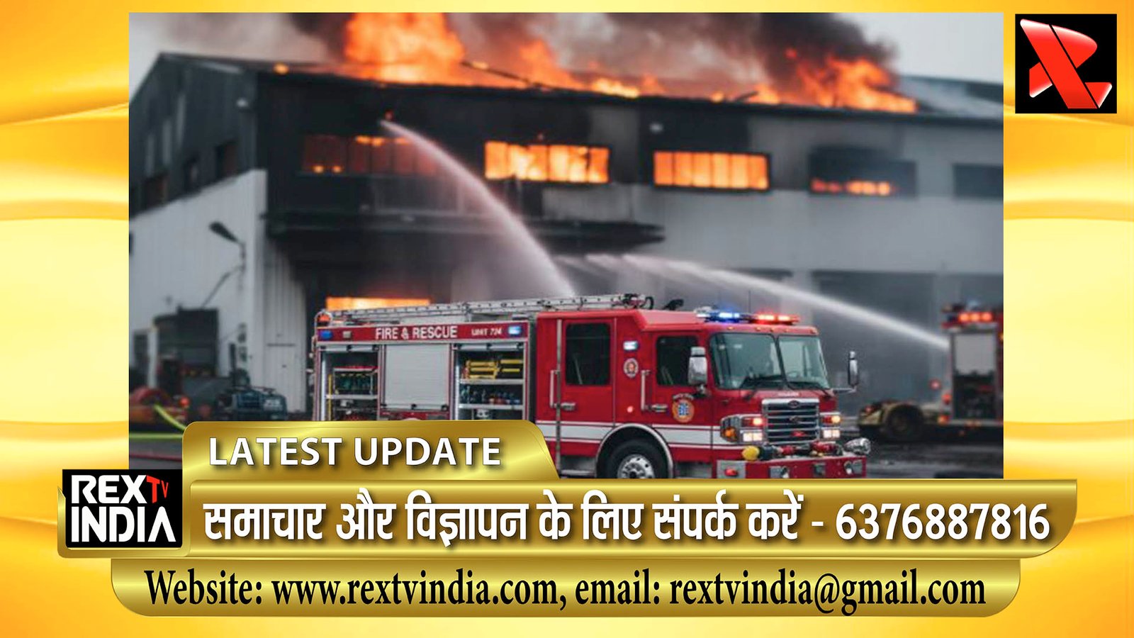 रीको इंडस्ट्रियल एरिया में भीषण आग: भगवती पेपर मिल का कच्चा माल जलकर खाक, लाखों का नुकसान