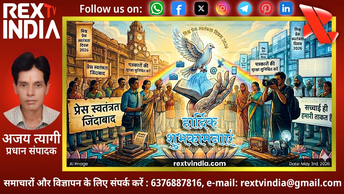 जहाँ कलम स्वतंत्र होती है, वहाँ न्याय सुरक्षित होता है- अजय त्यागी 