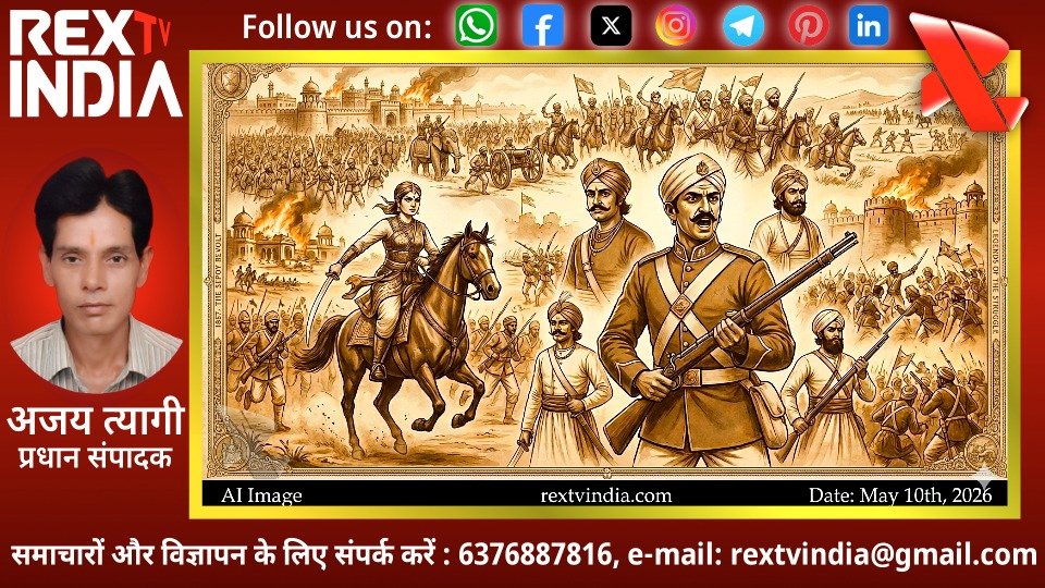 1857 की क्रांति: मेरठ से उठी विद्रोह की ज्वाला और बदलता भारत का इतिहास- अजय त्यागी 