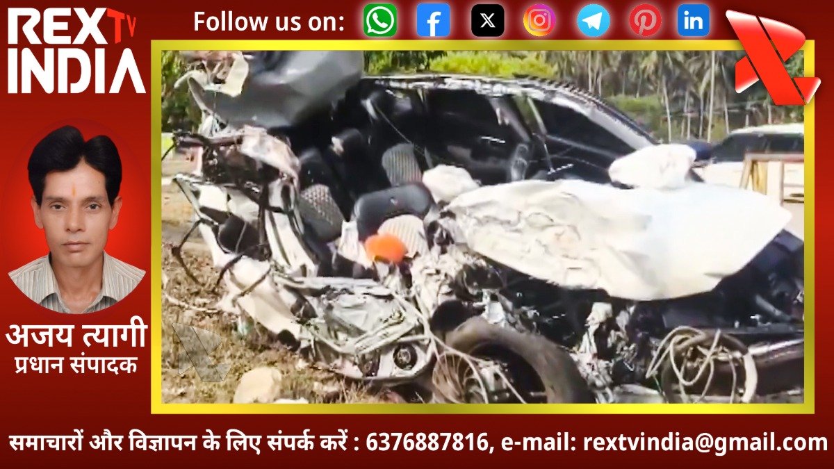 कोयंबटूर-पुलैची हाईवे पर मौत का तांडव: कार और लॉरी की भिड़ंत में चार जिंदगियां खत्म
