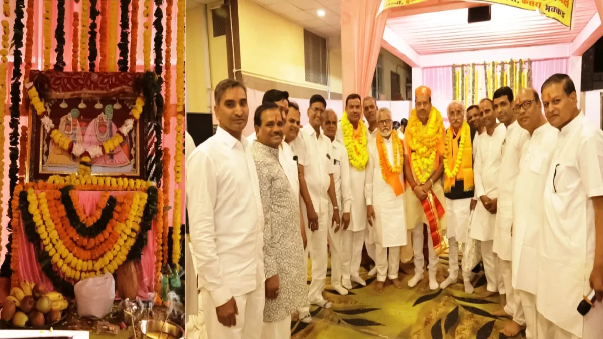 बधर माता जागरण में भजन और महाआरती, भक्त निवास के लिए मिला सहयोग