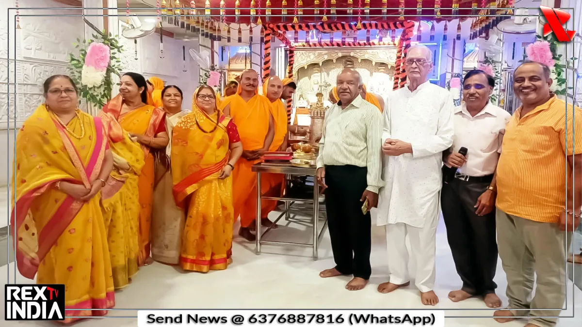 विज्ञान नगर जैन मंदिर में स्वाध्याय सभा और संयम पर प्रवचन संपन्न
