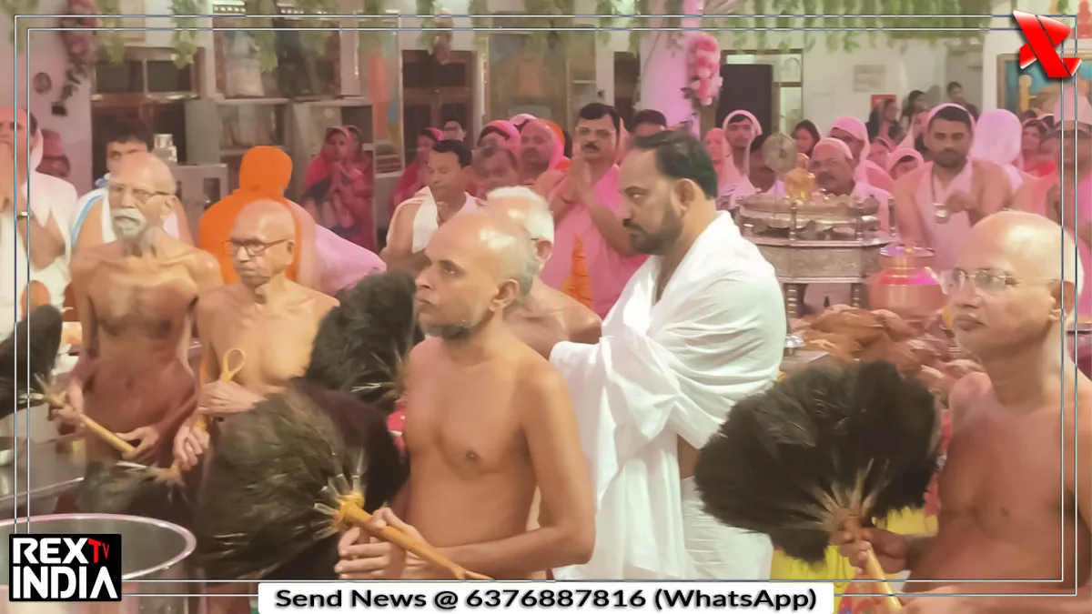 रिद्धि-सिद्धि नगर जैन मंदिर में दसलक्षण विधान और ध्यान शिविर संपन्न