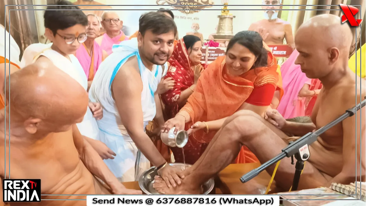 श्री चंद्रप्रभु दिगंबर जैन मंदिर में उत्तम त्याग धर्म का विशेष आयोजन