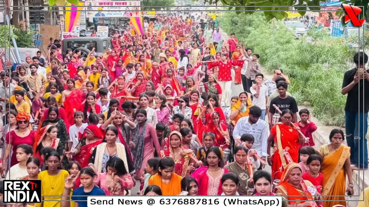 कांवड़ यात्रा में उमड़ा उत्साह, चंबल जल से किया शिव अभिषेक