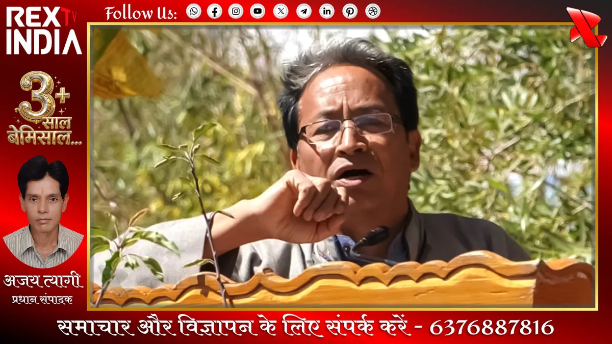 जलवायु कार्यकर्ता सोनम वांगचुक - फाइल फोटो