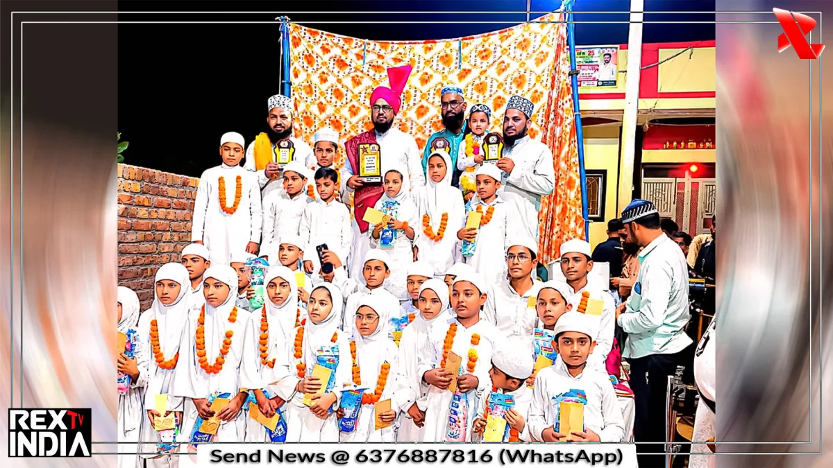 मदरसा फैजाने कादरी में बच्चों द्वारा शैक्षणिक और दीनी प्रस्तुतियां
