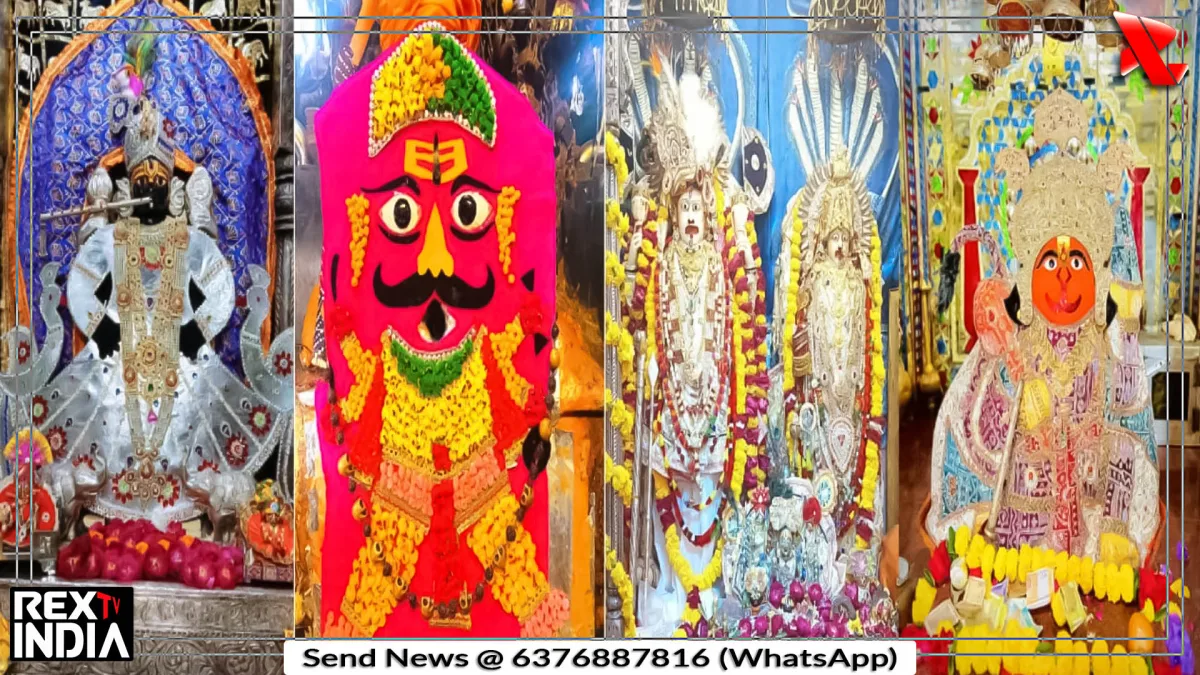 राखियों का श्रृंगार देख उमड़े भक्त, चांदी, रत्नों से सजे ठाकुरजी