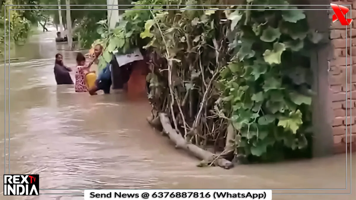 गंडक नदी में आया बाढ़ का पानी, प्रभावित हुए तीन गांव