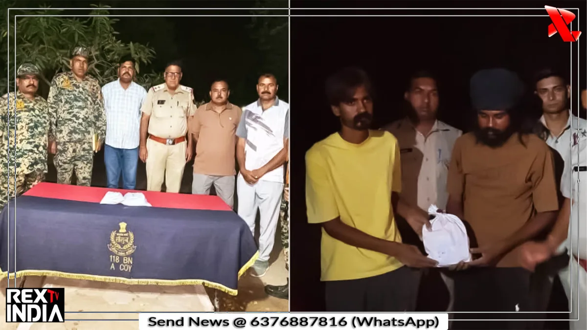 पाक सीमा से सटे इलाके में कार्रवाई के दौरान करोड़ों की हेरोइन बरामद