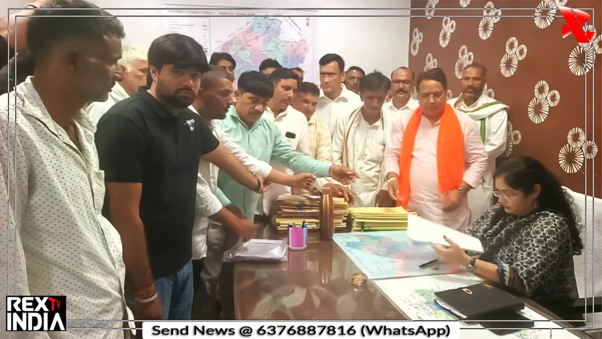 दयाल का नांगल पहाड़ी पर खनन आवंटन का विरोध, मुख्यमंत्री के नाम ज्ञापन