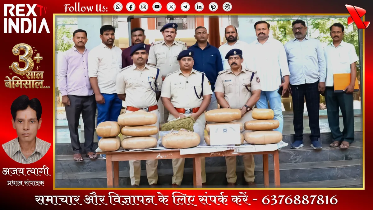 गांजा तस्करी का भंडाफोड़: पुलिस की कार्रवाई से माफिया में हड़कंप