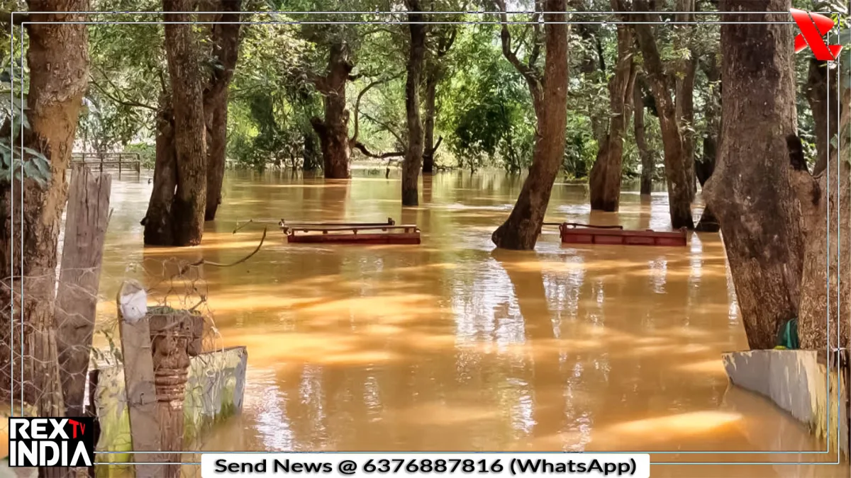 बस्तर में भीषण बाढ़ से मची तबाही, छतों पर चढ़े ग्रामीण