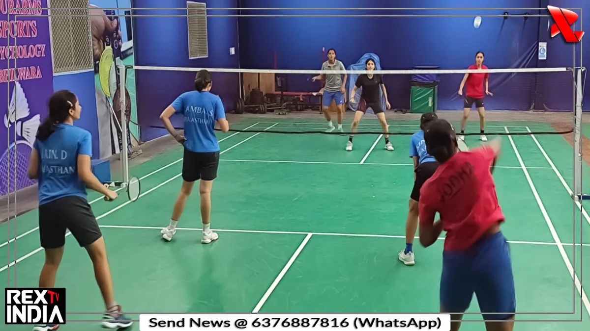 नॉर्थ जोन बैडमिंटन के लिए तैयार भीलवाड़ा, 7 राज्यों के खिलाड़ी जुटेंगे