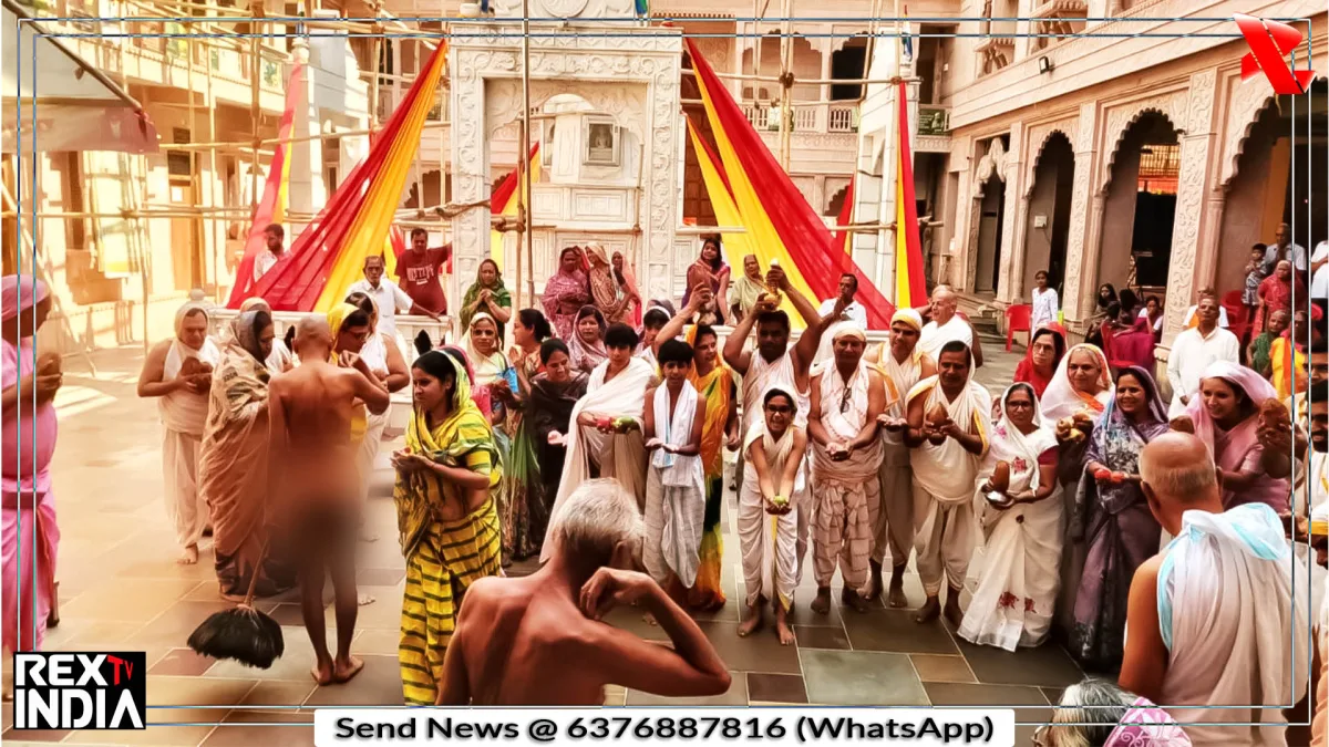 कोटा के जैन मंदिर में चातुर्मास के पावन अवसर पर भव्य धर्मसभा का आयोजन