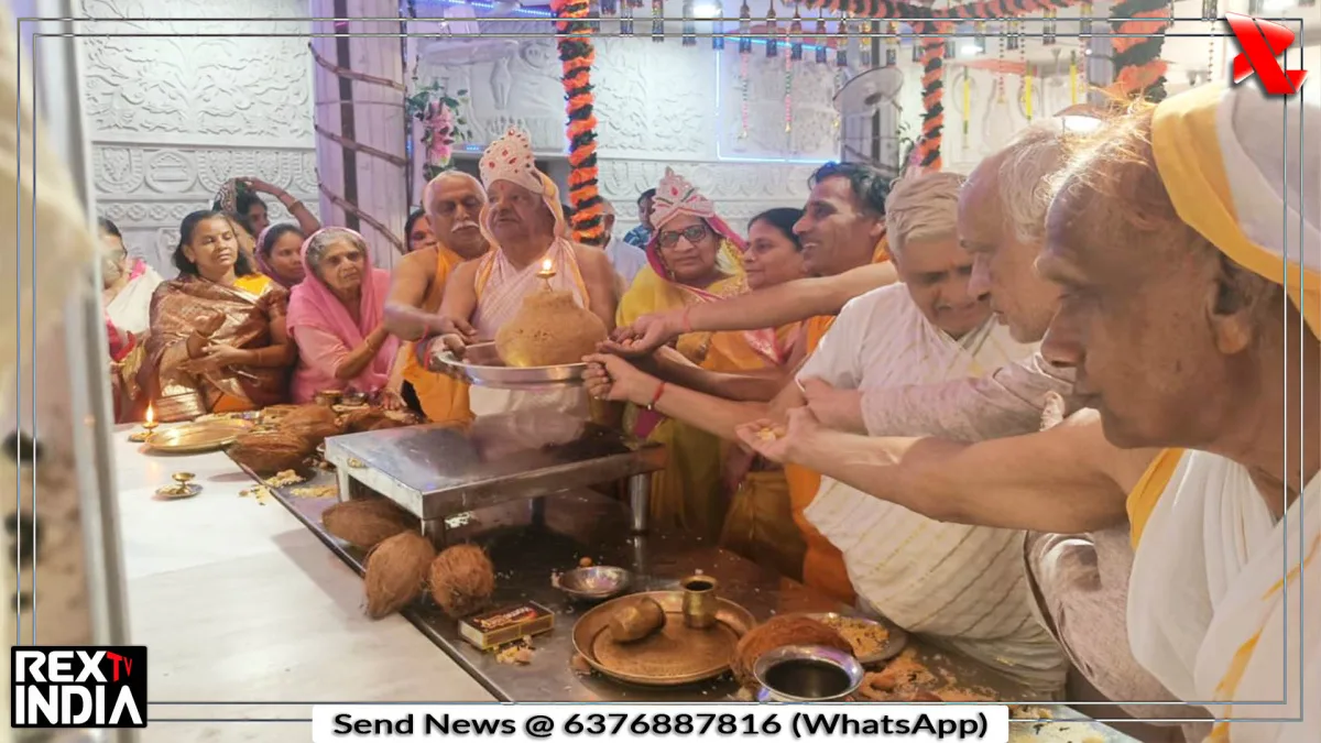 पारसनाथ भगवान की शांतिधारा के साथ संपन्न हुआ भव्य धार्मिक अनुष्ठान 
